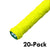 Gul Yonex Frote Rulle 20-pak